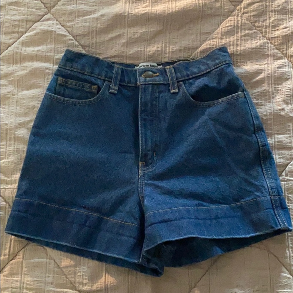 American Apparel High Waisted Shorts